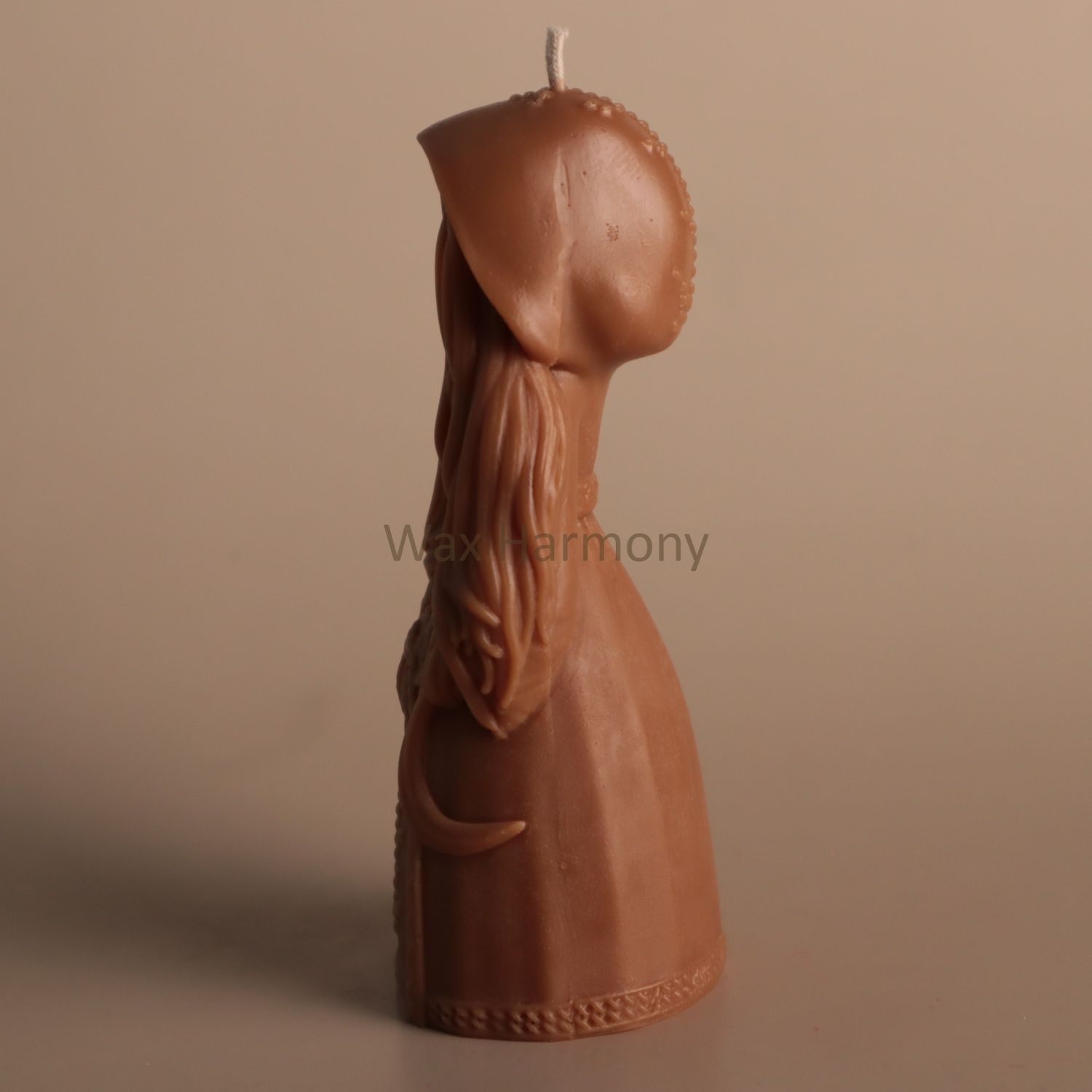 Свічка Конотопська відьма коричнева &mdash; фото Wax Harmony